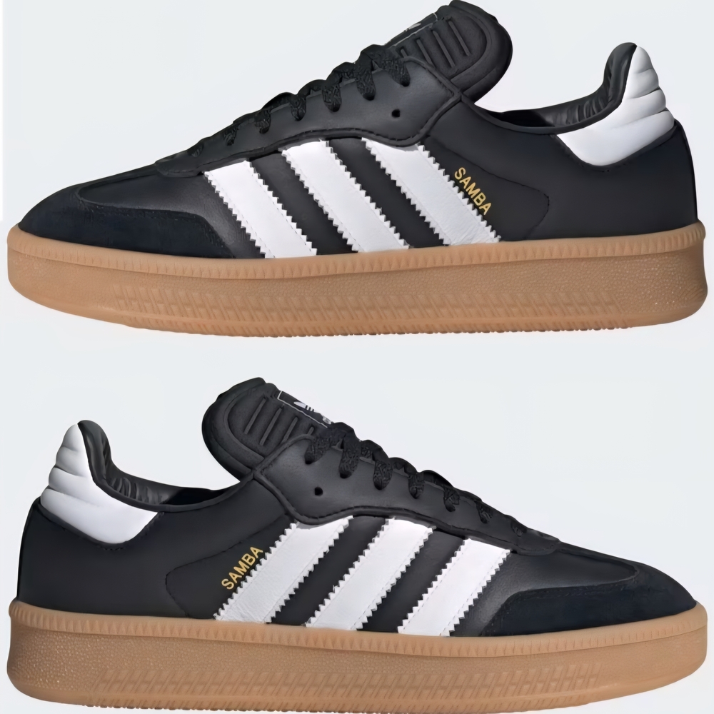Adidas Samba XLG Black White Gum Sole Shoes